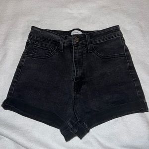 Forever 21 Black Jean Shorts